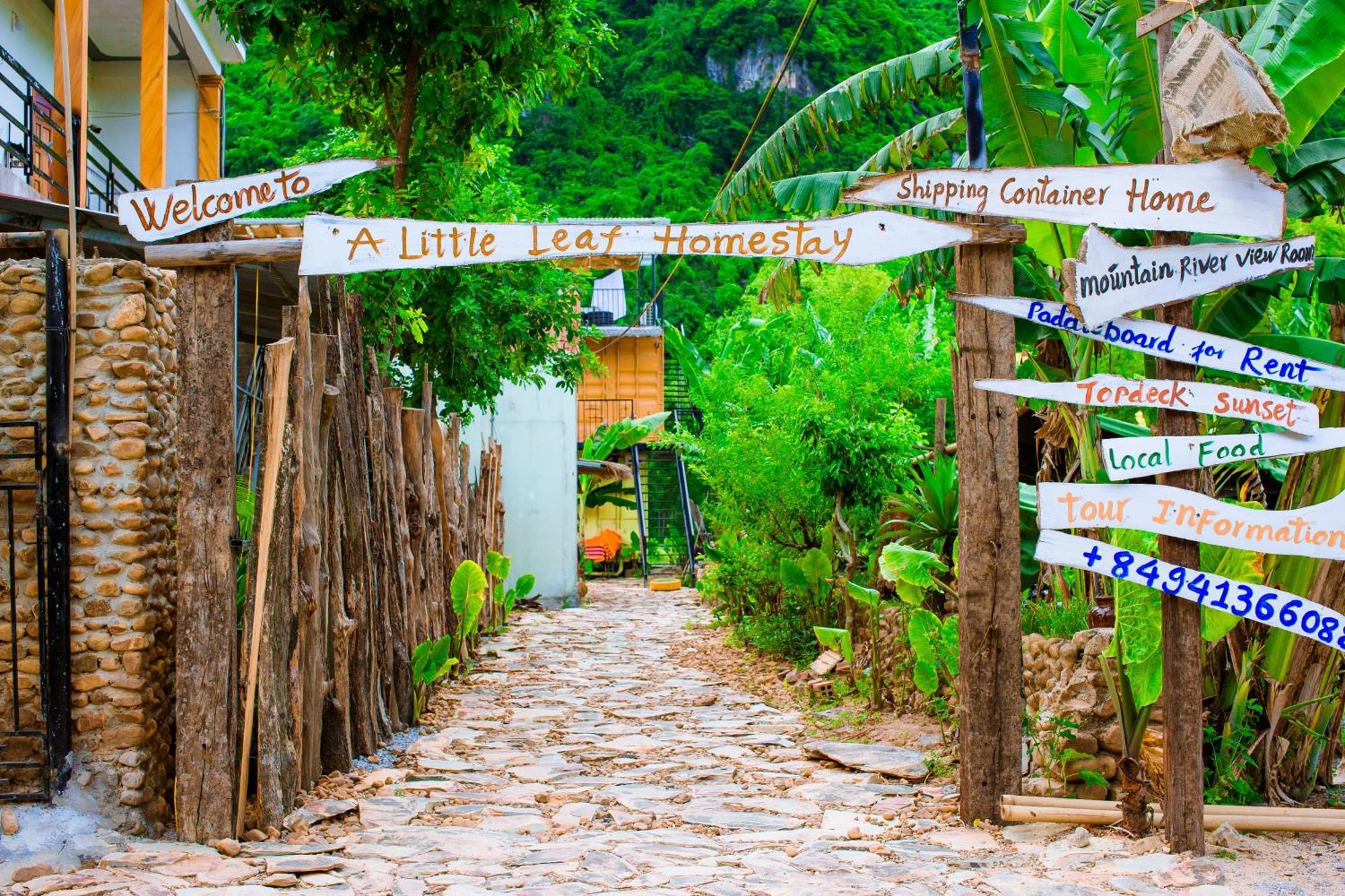 Phong Nha A Little Leaf Homestay Eksteriør bilde